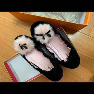 Kate Spade Pom Pom Flats/Slippers